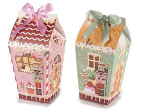 Wholesaler Christmas house paper box