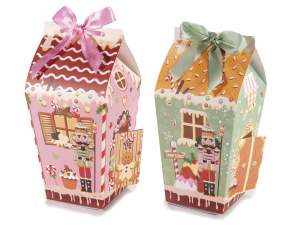 Wholesaler Christmas house paper box