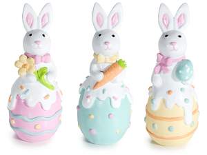Decoración huevos conejo Pascua al por mayor