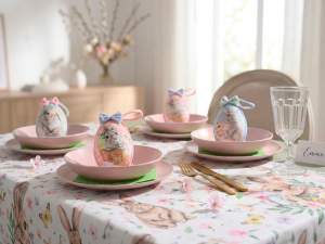 Conejos de Pascua para colgar en el árbol