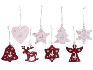 Wholesale wooden Christmas tree decorations
