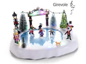 Wholesaler Christmas skating rink movement
