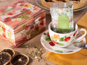 Ingrosso tazza scatola regalo e tisana