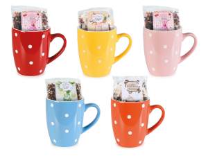 ingrosso tazza pois cucina porcellana