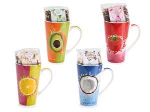 Ingrosso tazze frutta tisana