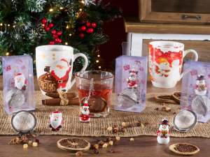 Infusor de té de hierbas navideño al por mayor