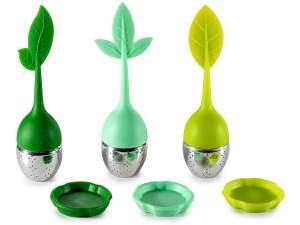infusor de hojas de hierbas de silicona