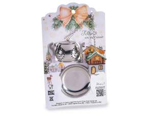 Infusor de té de hierbas al por mayor, té navideño