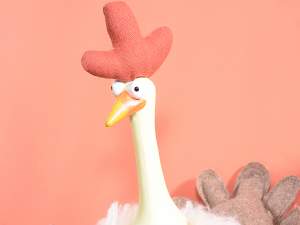 Ingrosso Pasqua pollo decorativo stoffa