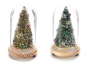 Ingrosso albero Natale luci led campana vetro