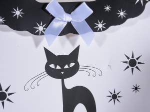 Ingrosso busta decoro gatto chat noir