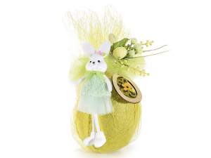 Ingrosso coniglio decoro Pasqua vestito tulle
