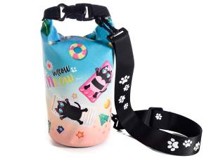 Sacca da spiaggia 2 L waterproof con tracolla