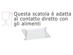 Scatola piccola in PET - uso alimentare