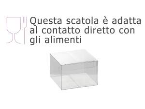 Scatola rettangolare in PET - uso alimentare