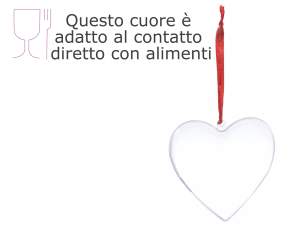 Recipient cu inima care se deschide