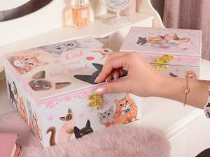 caja de música de gato al por mayor