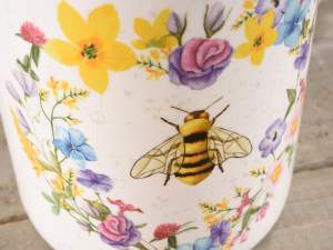 Al por mayor comida tarro abejas miel flores