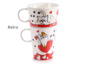 Mayorista de tazas con motivos de gatos