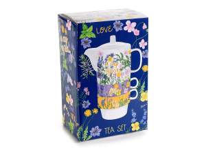 Teteras y tazas porcelana al por mayor