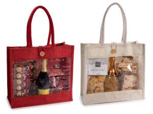 wholesale jute window bags gift