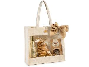 wholesale jute window bags gift