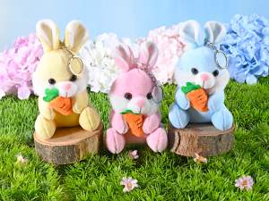 wholesale rabbit plush keychain