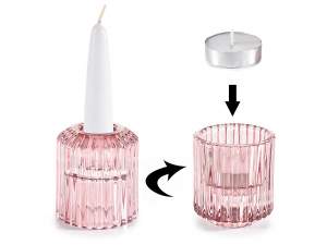 wholesale glass jar candle holder