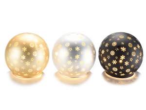 Grossista lampada sfera vetro decorato