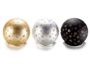 Grossista lampada sfera vetro decorato