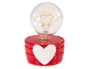 ingrosso cuore lampada led san valentino amore