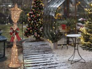 vitrine de vente en gros de lampadaires de Noël