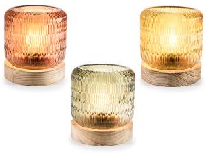 Lampe en verre coloré en gros