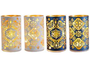Vente en gros lampe en verre de majolique