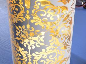 Vente en gros lampe en verre de majolique