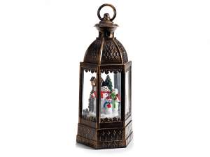 Lanterne de Noël bonhomme de neige en gros