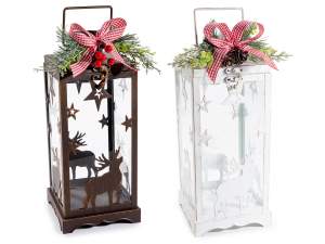 Lanternes de Noël en métal en gros