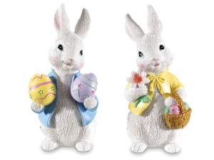 Vente en gros paire de lapins décoration de Pâques