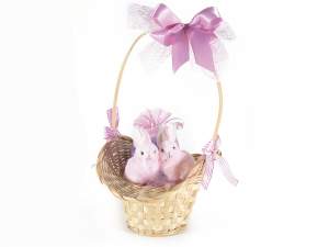 Fausse fourrure de lapin de Pâques en gros