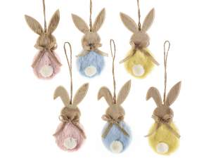Grossiste lapin en peluche en bois