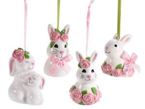 vente en gros décoration fleurs de lapin de pâques