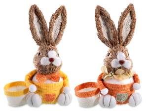 panier de bonbons en fibre de lapin en gros