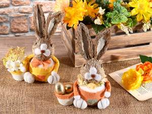panier de bonbons en fibre de lapin en gros