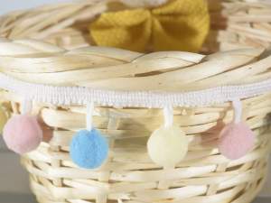 vente en gros panier en peluche lapin de pâques