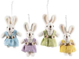 vente en gros lapin de décoration de Pâques à susp