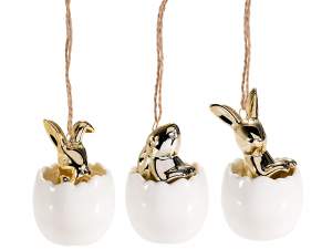 décorations de lapin suspendues en gros pour Pâque