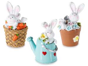Décorations de jardin lapin de Pâques en gros