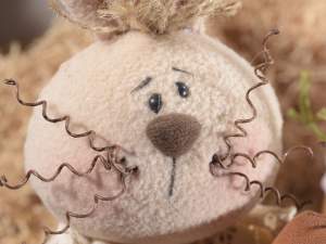 Vente en gros de lapins en tissu carotte