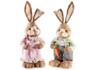 wholesale easter rabbits fiber