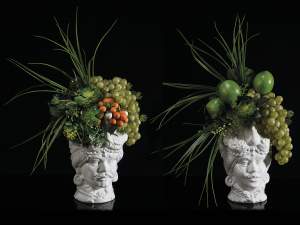 Wholesale vase pair of Moor's heads